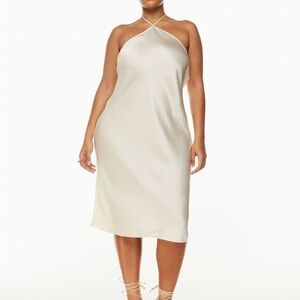 Aritzia nightwood satin dress